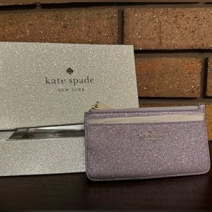 ***NEW***Kate Spade - Tinsel Boxed Large Slim Card Holder Wallet-STILL IN BOX